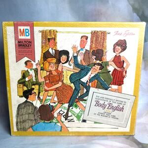 Vintage Milton Bradley Body English Stocking Feet Party Game